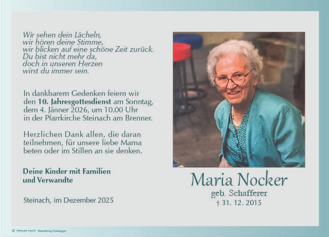 Maria Nocker